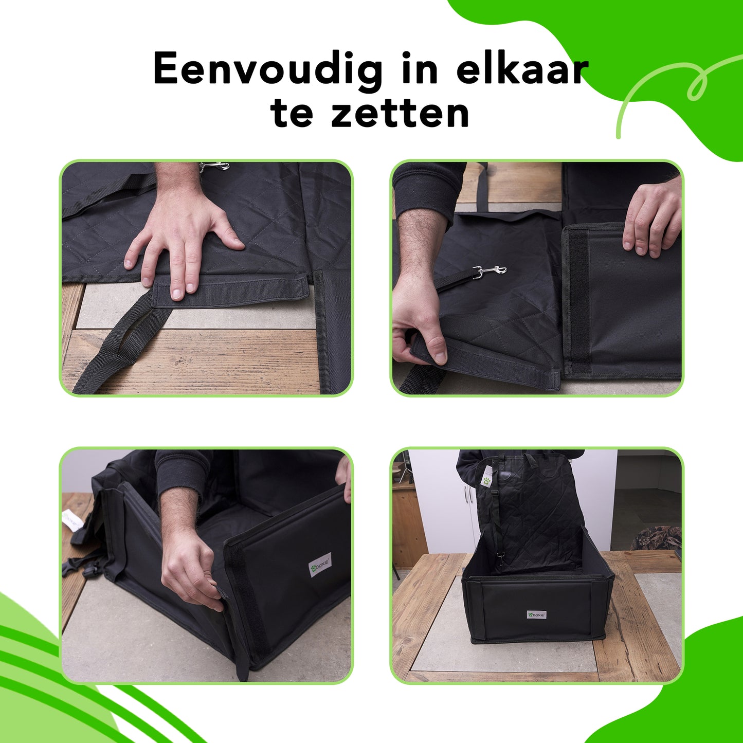 Doxie® Honden Autostoelhoes - 45 x 45 cm - Inclusief Autogordel