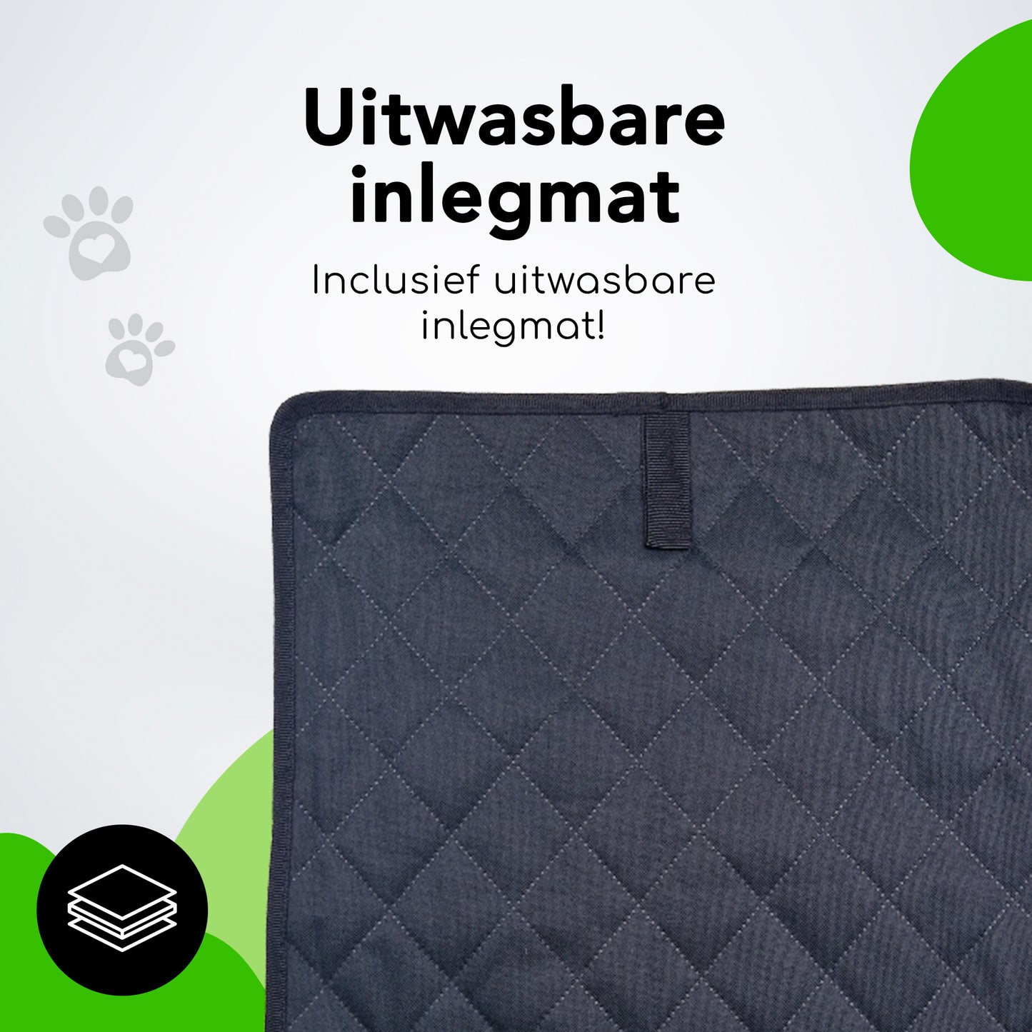 Honden Autostoel - Extra Stevig - 40x40 cm - Inclusief Autogordel - Zonder Logo