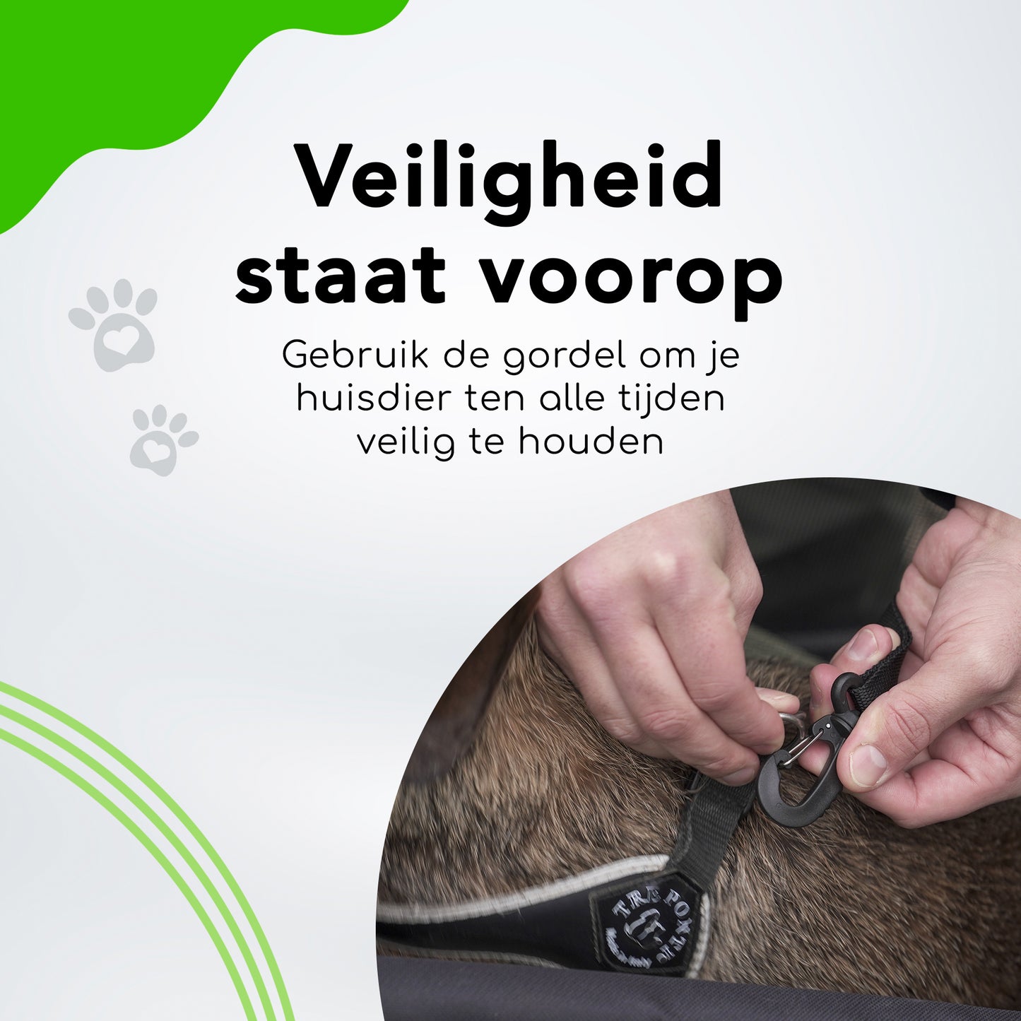 Doxie® Honden Autostoel - Extra Stevig - 40 x 40 cm - Inclusief Autogordel