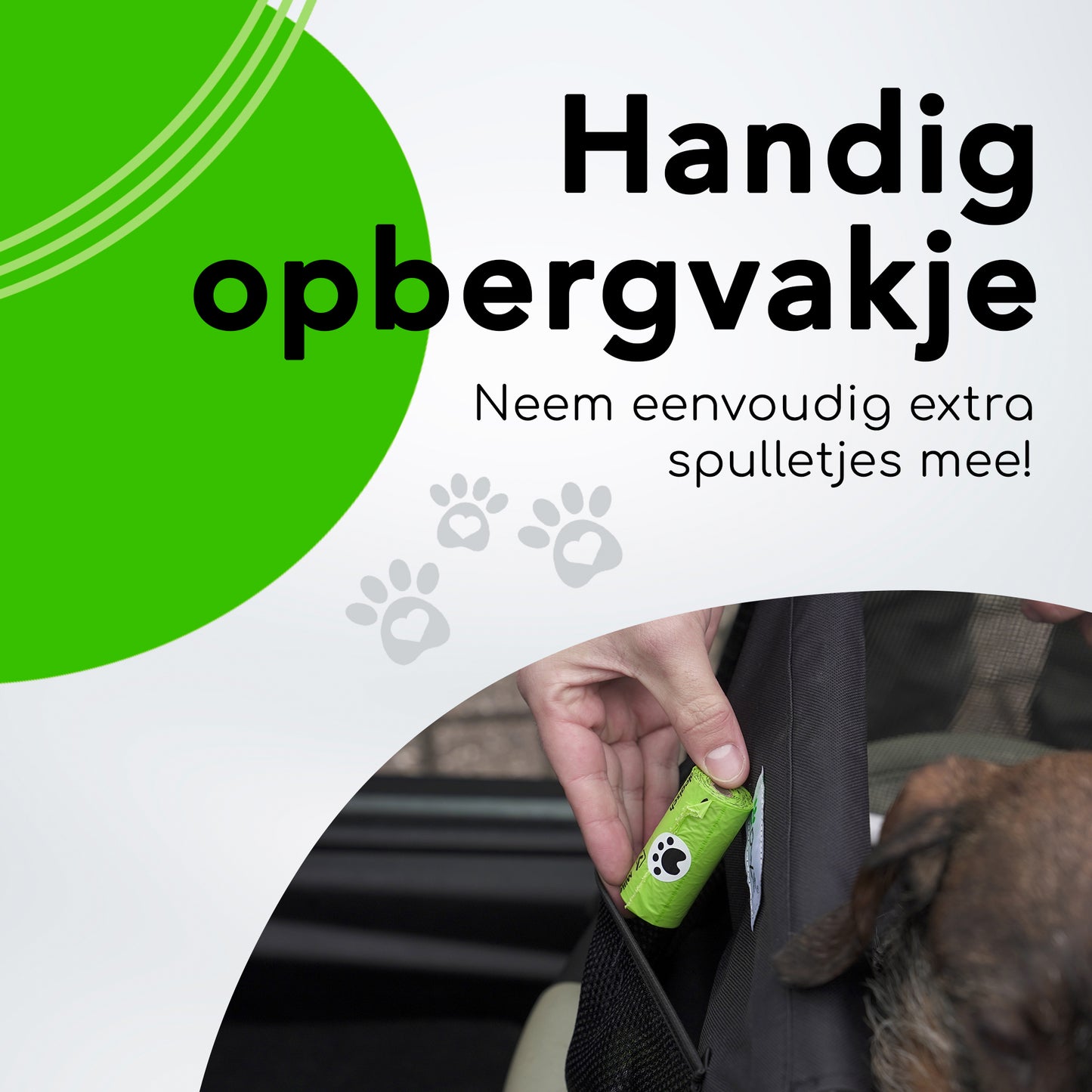 Doxie® Honden Autostoel - Extra Stevig - 40 x 40 cm - Inclusief Autogordel