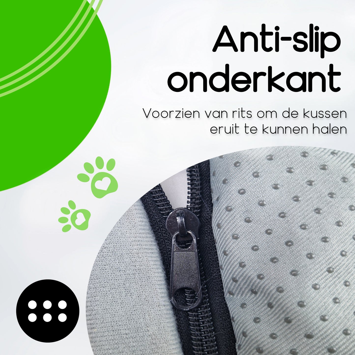Doxie® Hondendeken - Bankbeschermer - Afritsbaar - Antislip - Maat L - Donkergrijs
