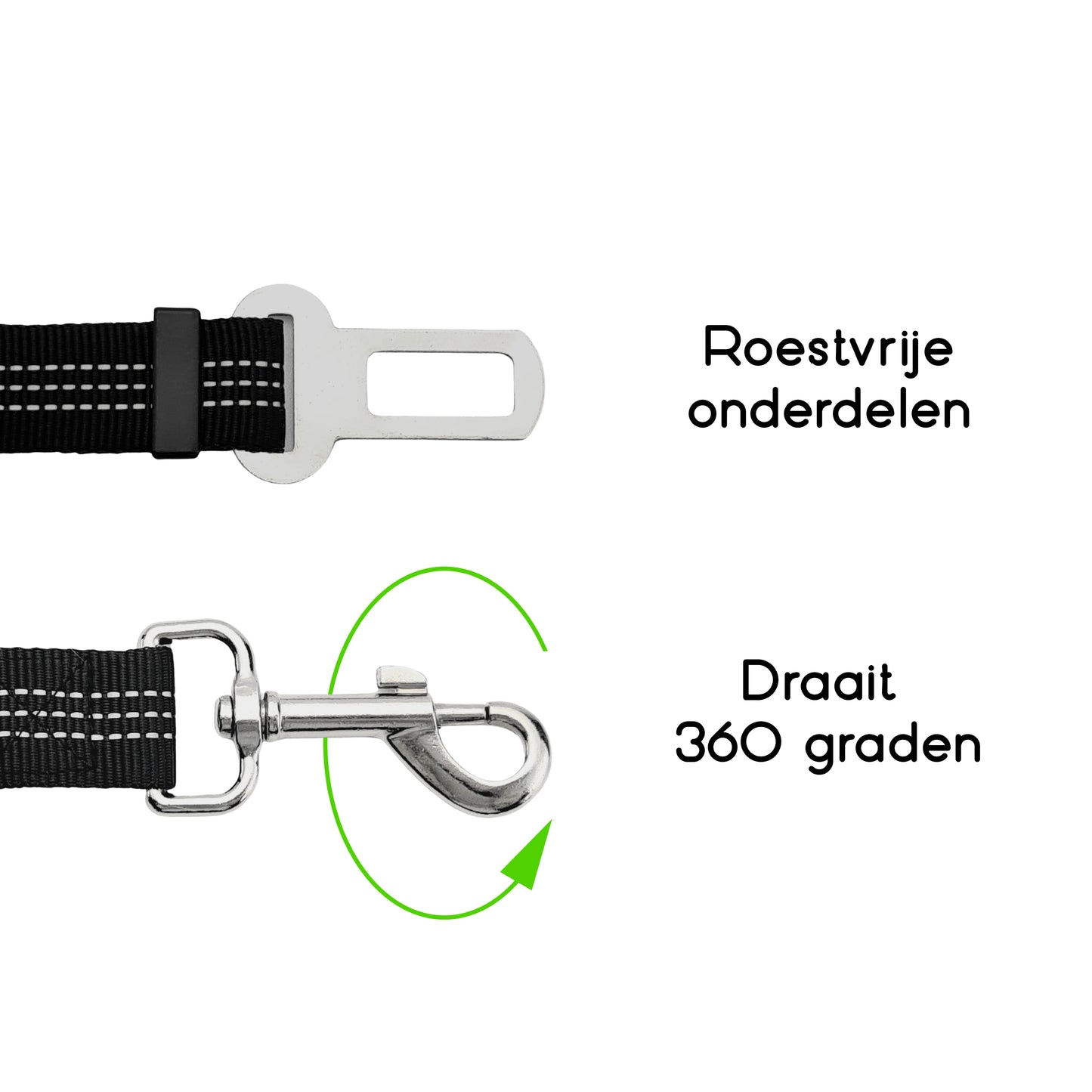 Doxie® Honden Autogordel - Schokabsorberend - Verstelbaar