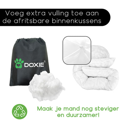 Doxie® Pluche Vulling - 0,5 kg - Inclusief Opbergtas