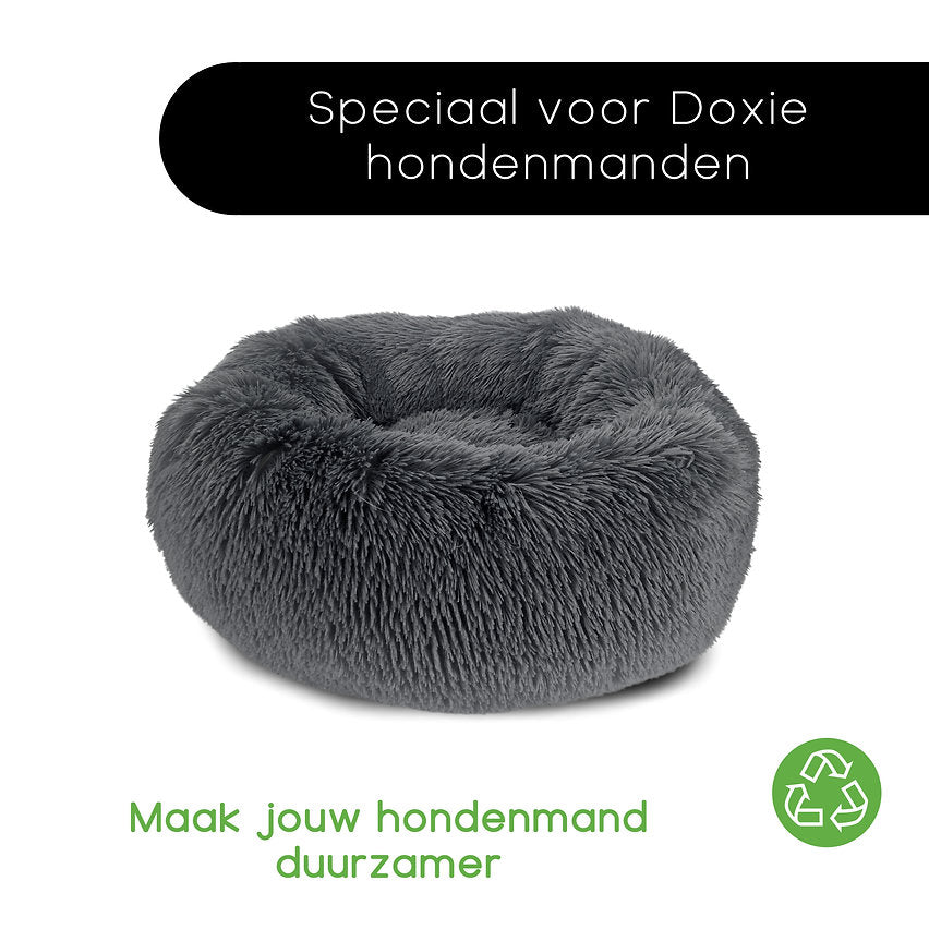 Doxie® Binnenkussens voor Pluche Hondenmand - Met Riets